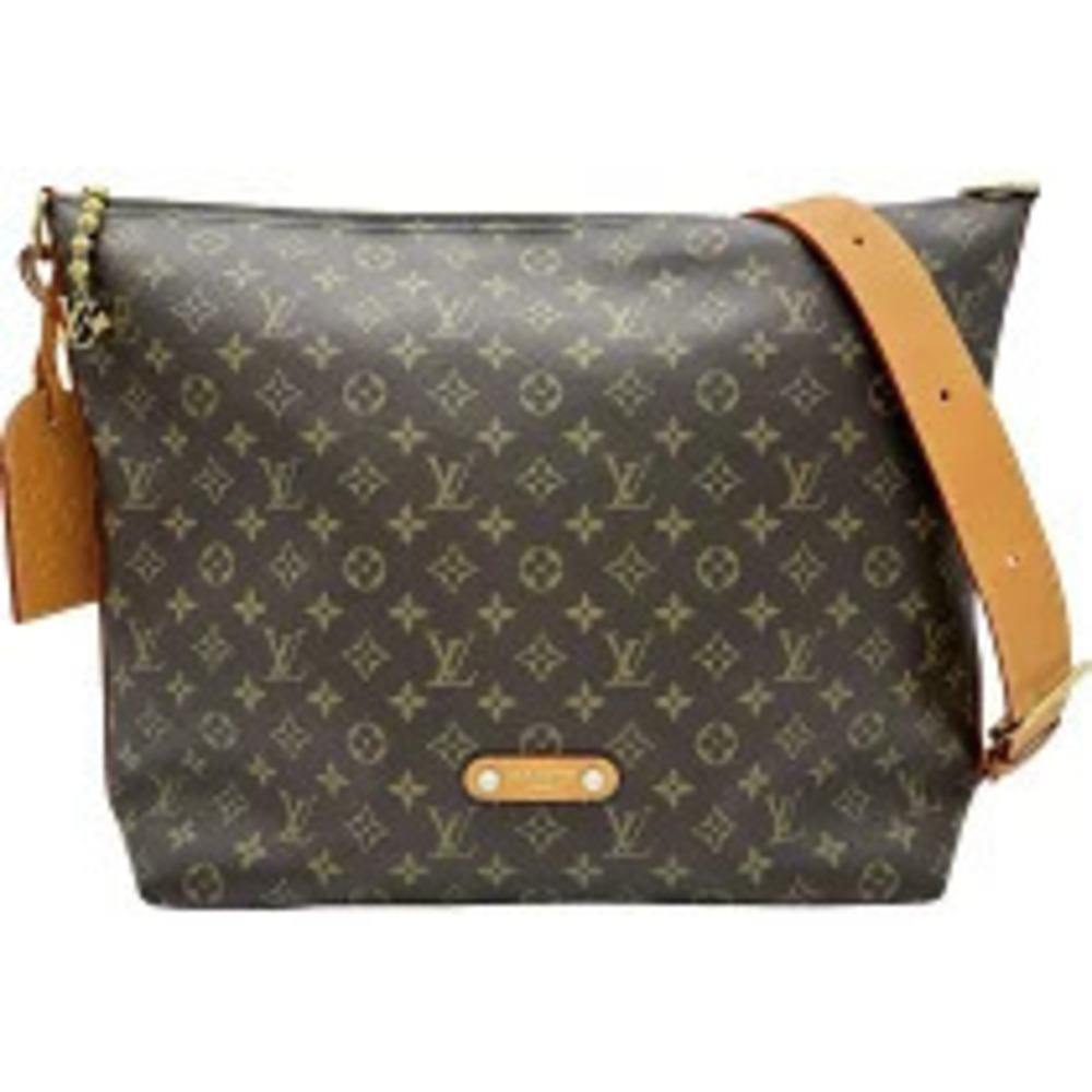 Louis Vuitton Vagabond Hobo Brown Monogram Canvas Shoulder Bag